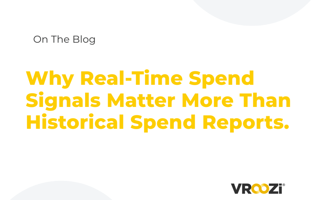Why Real-Time Spend Signals Matter More Than Historical Spend Reports