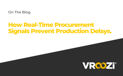 How Real-Time Procurement Signals Prevent Production Delays