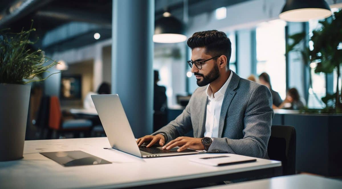 A member of the procurement team uses Vroozi to make business purchases.