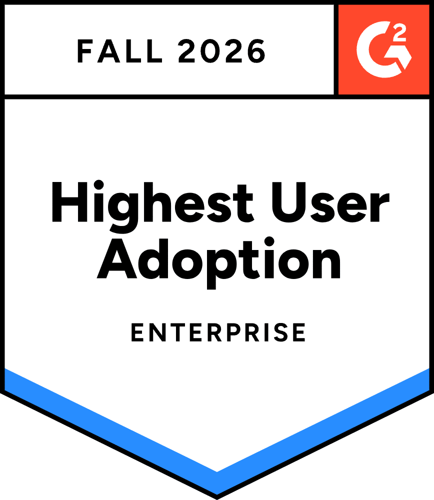 G2 Highest User Adoption, Procure-to-Pay Enterprise, Fall 2026