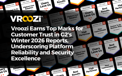 Vroozi Earns Top Marks for Customer Trust in G2’s Winter 2026 Reports, Underscoring Platform Reliability and Security Excellence