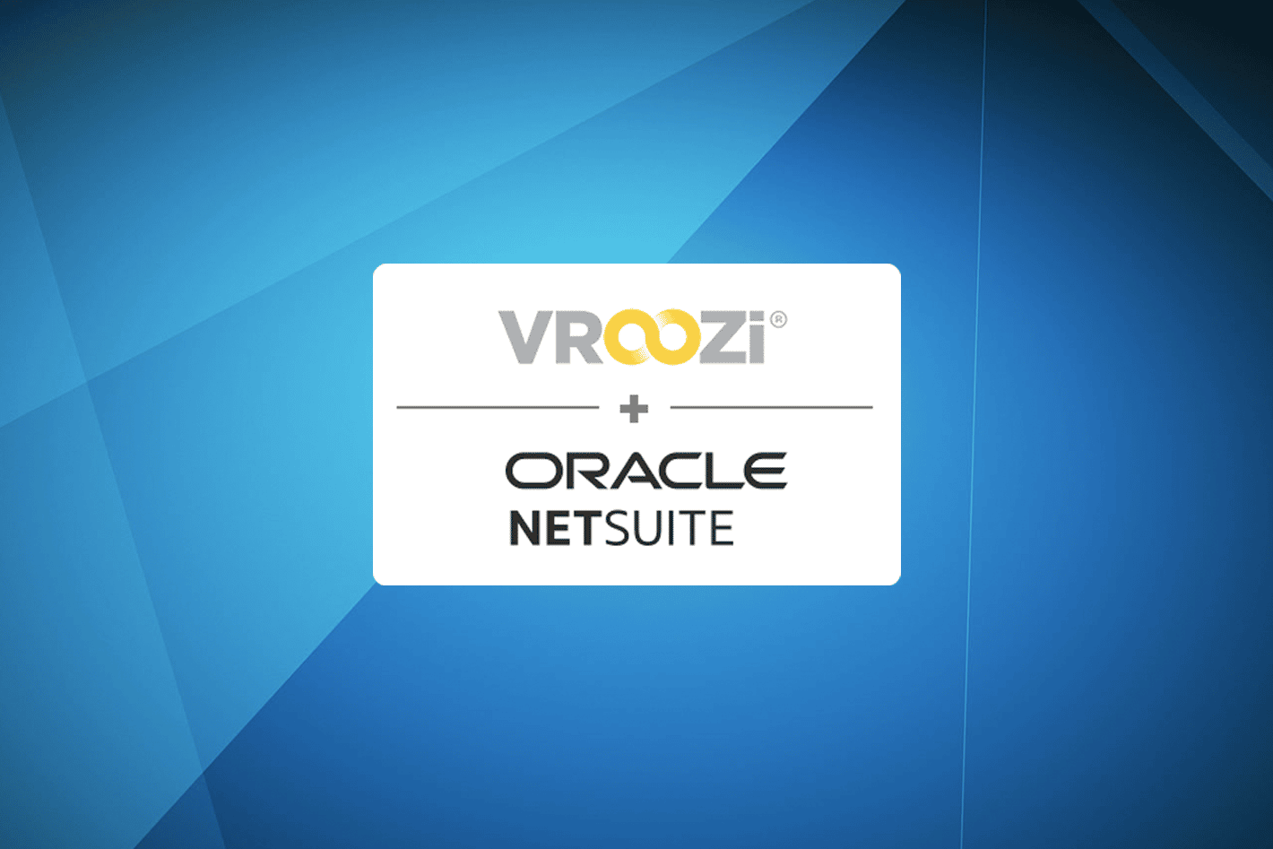Vroozi + Oracle NetSuite