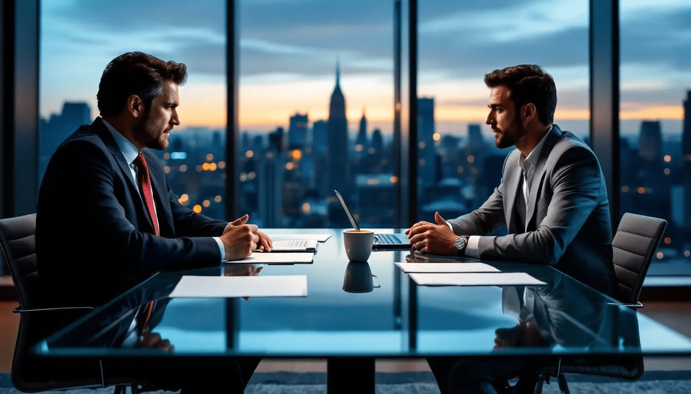 In the image, a diverse group of business professionals is engaged in a negotiation meeting, discussing supply chain strategies and the impact of tariffs on procurement costs. They are seated around a large conference table, with documents and charts highlighting tariff exposure and alternative suppliers, emphasizing the importance of resilient supply chains in the global trade landscape.