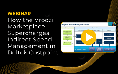 On-Demand Webinar: How the Vroozi Marketplace Supercharges Indirect Spend Management in Deltek Costpoint
