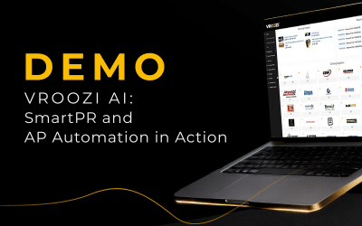 Vroozi AI: SmartPR and AP Automation in Action | Demo