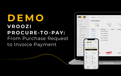 Vroozi Procure-to-Pay: From Purchase Request to Invoice Payment | Demo