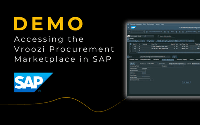 Seamless SAP Procurement with Vroozi Marketplace | Demo